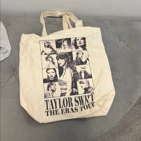 Taylor Swift The Eras Tour VIP Tan Tote Bag - Picture 2 of 2